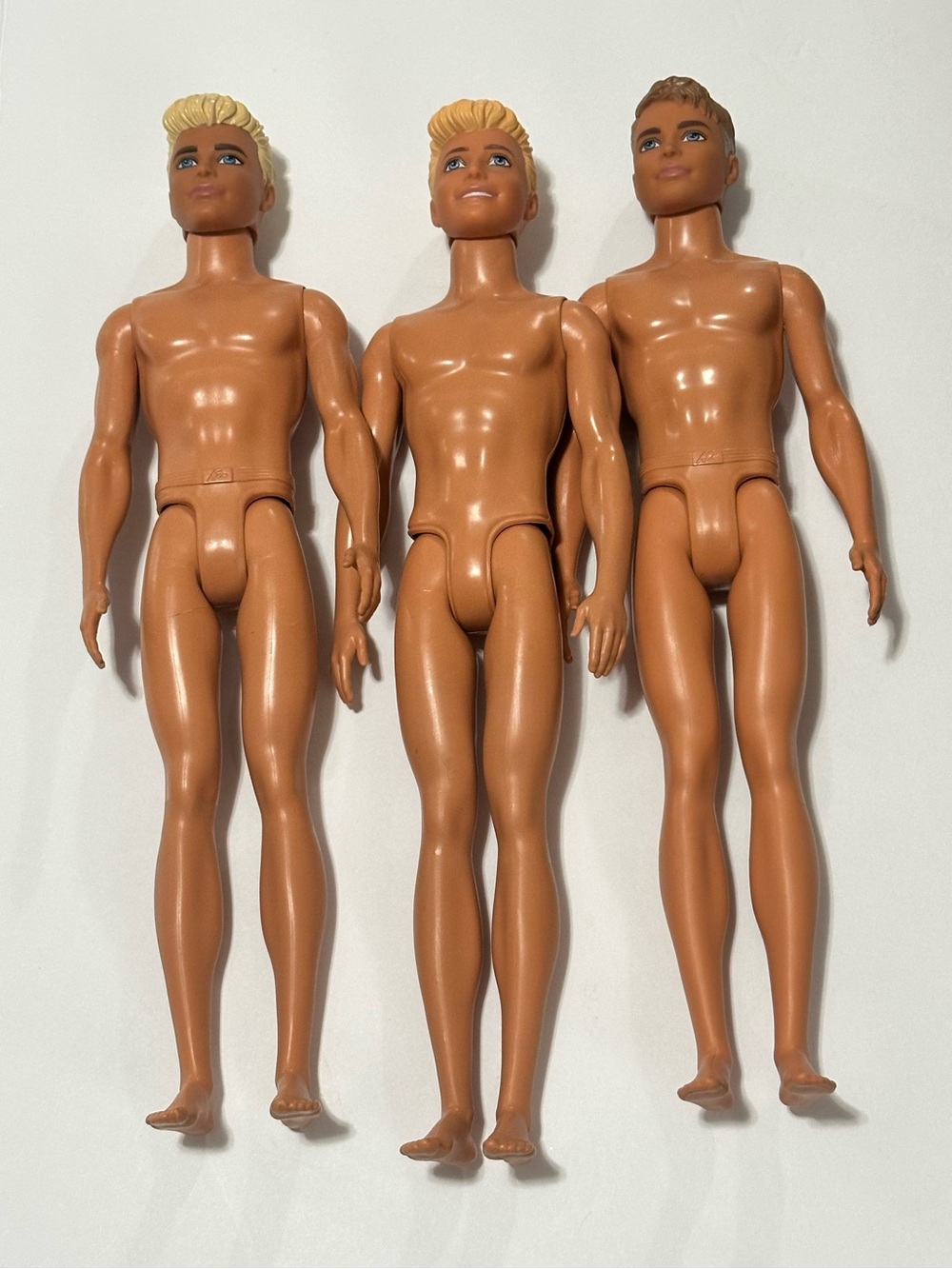 Barbie Ken Doll - Tan Skin 3 dolls Lot